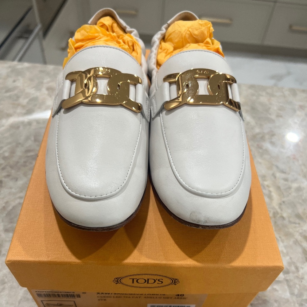 Tod's Kate Calf Leather Loafers - Picture 8 of 16